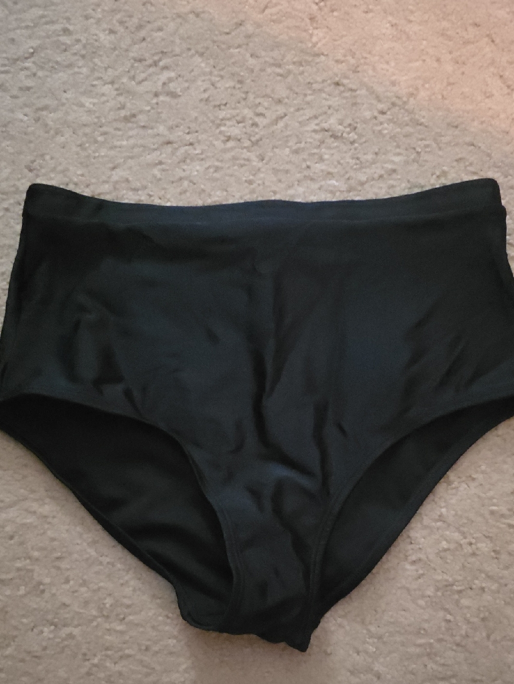 HALARA Black High-Waist Swim Bottoms